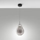 Lampada a sospensione dal design moderno a LED con singolo diffusore in vetro