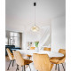 Lampada a sospensione di design moderno a LED dimmerabile diffusore in vetro