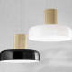 Lampada a sospensione moderna a LED dimmerabile diffusore in vetro