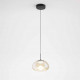 Lampada a sospensione moderna a LED dimmerabile singolo diffusore in vetro