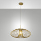 Lampada a sospensione moderna con struttura in metallo dal design moderno