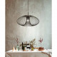 Lampada a sospensione moderna con struttura in metallo dal design moderno