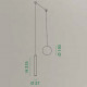 Lampada a sospensione moderno a LED dal design moderno ed elegante