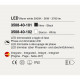 Lampada a sospensione rotonda a LED in metallo dal design moderno