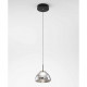Lampada a sospensione singola a LED con diffusore in vetro dal design moderno