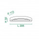 Lampada da parete a LED dalle linee moderne