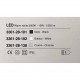 Lampada da parete grande a LED con struttura in metallo in stile moderno