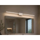 Lampada da parete lunga a LED con struttura in metallo in stile moderno