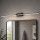 Lampada da parete lunga a LED con struttura in metallo in stile moderno
