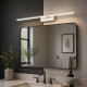 Lampada da parete media a LED con struttura in metallo in stile moderno
