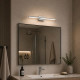 Lampada da parete media a LED con struttura in metallo in stile moderno