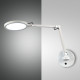Lampada da parete orientabile a led dal design moderno ed elegante