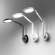 Lampada da parete orientabile a led dal design moderno ed elegante