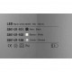 Lampada da parete piccola a LED con struttura in metallo in stile moderno