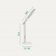 Lampada da scrivania a LED struttura in alluminio dal design moderno