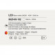 Lampada da soffitto grande a LED con diffusore in vetro dalle linee moderne