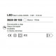 Lampada da tavolo a LED con struttura in metallo dal design moderno