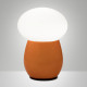 Lampada da tavolo a LED moderna e diffusore in vetro soffiato