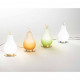 Lampada da tavolo a LED moderna in metallo e diffusore in vetro soffiato