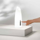 Lampada da tavolo con diffusore in vetro soffiato dal design moderno