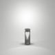 Lampioncino da giardino a LED da esterno in allumnio dal design moderno