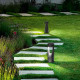 Lampioncino da giardino a LED da esterno in allumnio dal design moderno