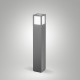 Paletto luce da giardino dal design moderno con struttura in alluminio squadrato