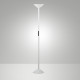 Piantana a led dal design moderno in metallo e diffusore in metacrilato