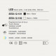 Piantana a led moderna con struttura in alluminio e diffusore orientabile