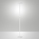 Piantana a led moderna con struttura in alluminio e diffusore orientabile