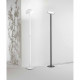 Piantana a led orientabile in metallo e diffusore in metacrilato