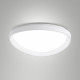 Plafoniera a LED in metallo con diffusore medio in metacrilato