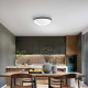 Plafoniera a LED in metallo con diffusore medio in metacrilato