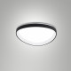 Plafoniera a LED in metallo con diffusore piccolo in metacrilato