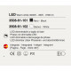 Plafoniera a soffitto a LED con struttura in metallo dal design moderno