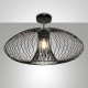 Plafoniera da soffitto con struttura e diffusore in metallo dal design moderno