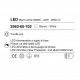 Plafoniera grande LED rotonda in metallo e diffusore in vetro design moderno