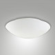 Plafoniera grande LED rotonda in metallo e diffusore in vetro design moderno