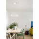 Sospensione quadrata a LED dal design moderno con struttura in metallo