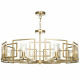 Lampadario grande in metallo dal design moderno