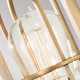 Applique da parete con struttura in acciaio dal design industrial moderno