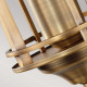Applique da parete con struttura in acciaio dal design industrial moderno