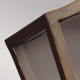 Applique da parete moderna con diffusore in acciaio con 3 lampadine