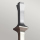 Applique da parete rustica con struttura in acciaio e diffusore in tessuto
