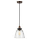 Lampada a sospensione con diffusore grande a singola luce dal design industrial