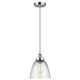 Lampada a sospensione con diffusore grande a singola luce dal design industrial