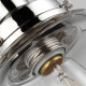 Lampada a sospensione con diffusore grande a singola luce dal design industrial