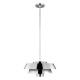 Lampada a sospensione con struttura in acciaio dal design moderno