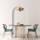 Lampada a sospensione con struttura in acciaio dal design moderno
