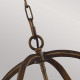 Lampada a sospensione grande in acciaio dal design moderno con 6 lampadine